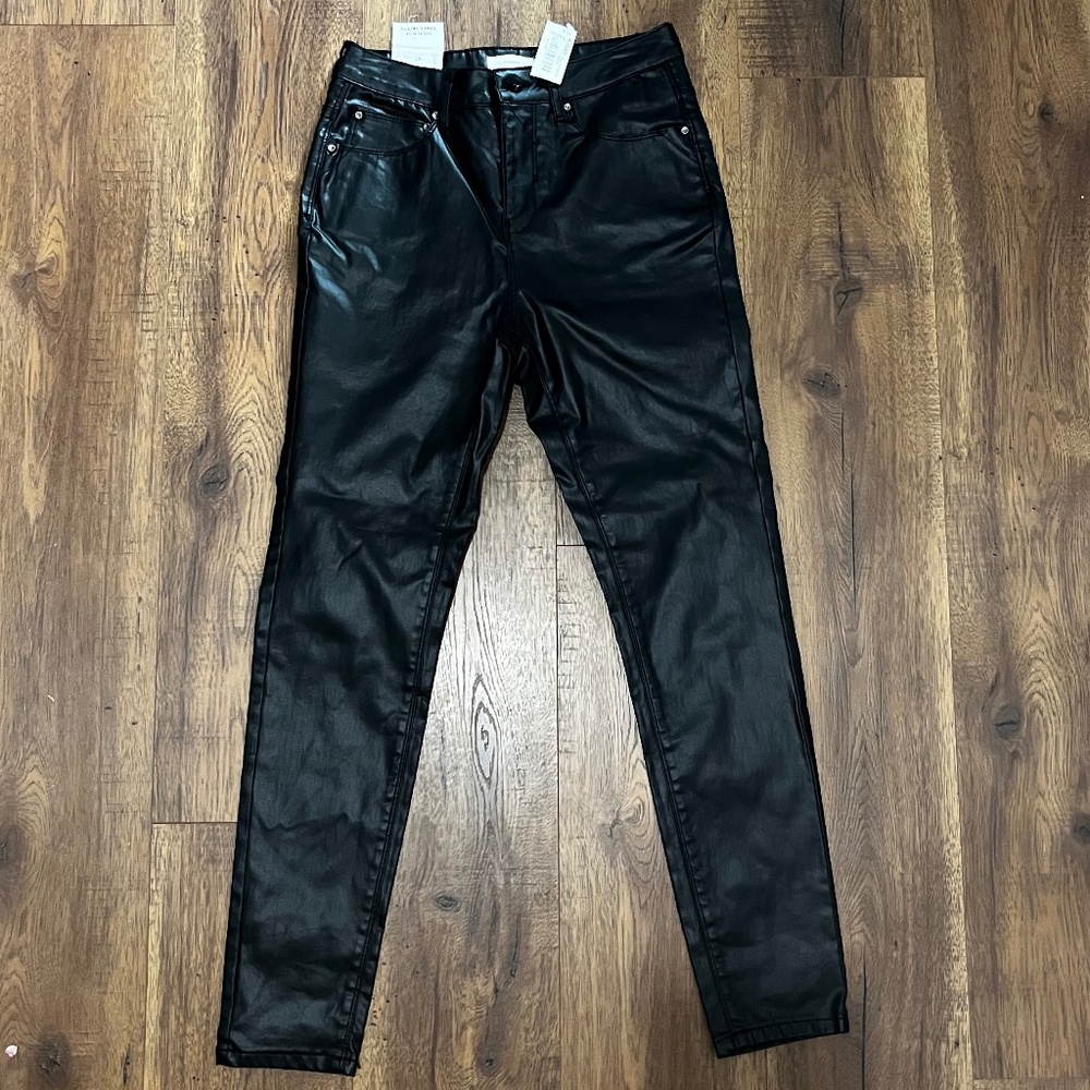 Black Pleather Pants
